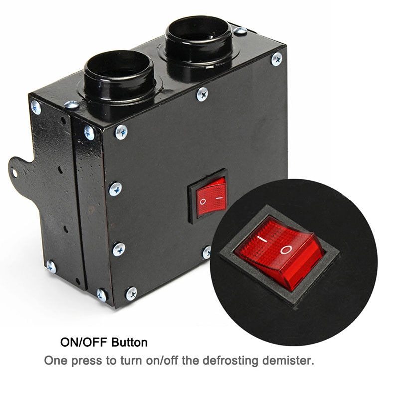 Exportation mini voiture chauffage électrique voiture chauffage électrique chauffage ventilateur chauffage dégivreur 12V24V désembuage
