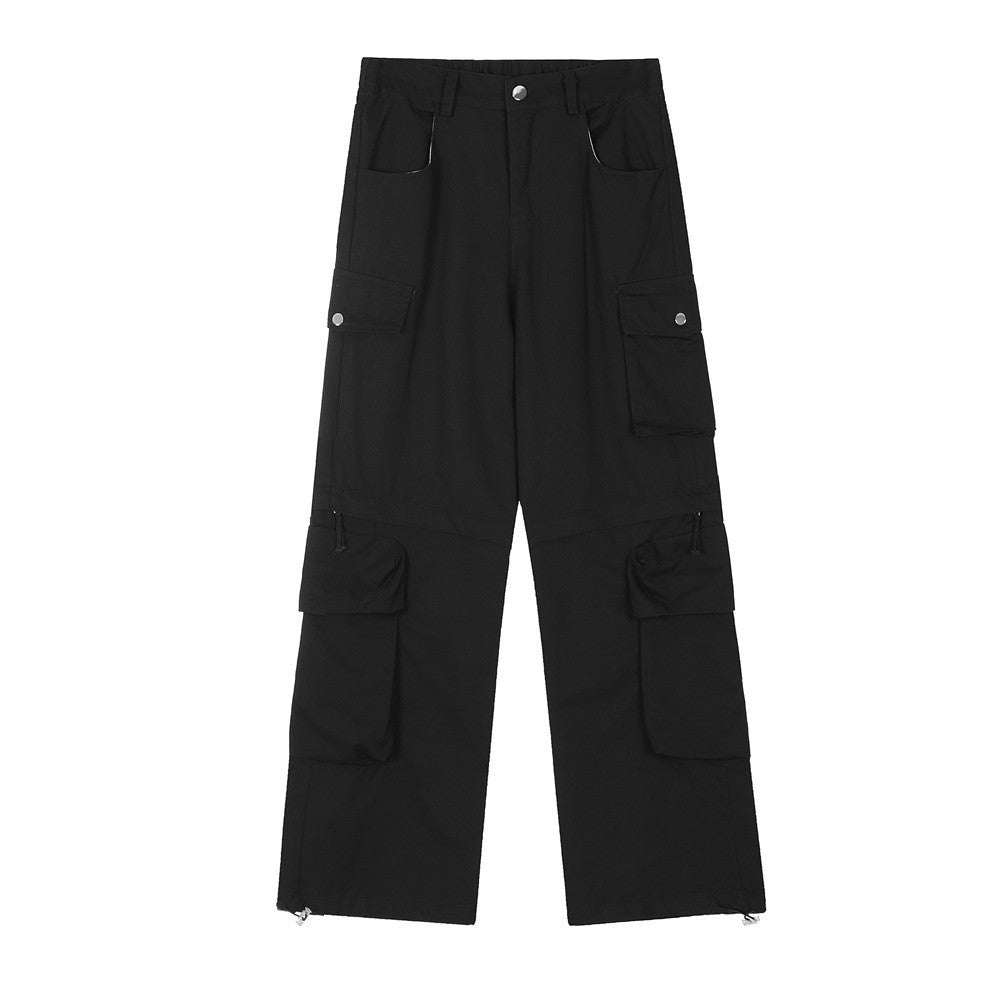Detachable Two-way Overalls Men's Multi-pocket