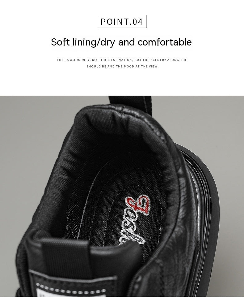 Baskets imperméables en cuir Sports et loisirs