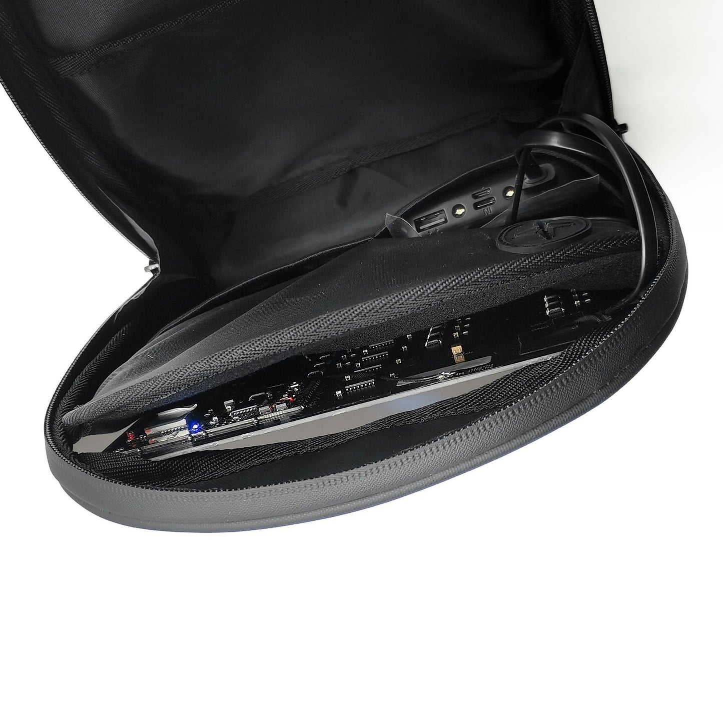 Écran électronique à bandoulière pour sac de poitrine LED