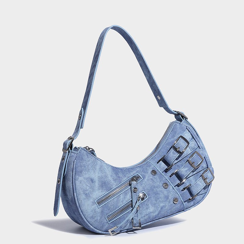Sac sous les bras en jean American Retro