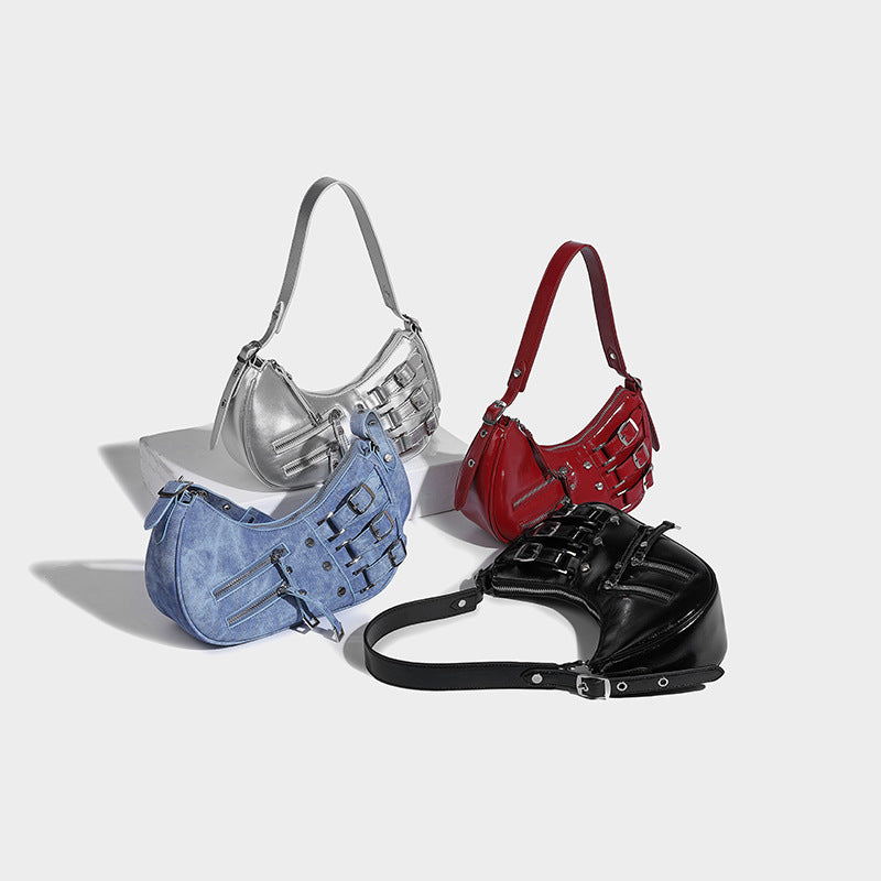 Sac sous les bras en jean American Retro