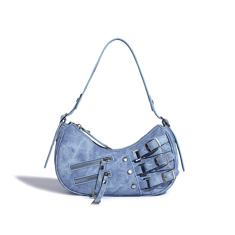 Sac sous les bras en jean American Retro