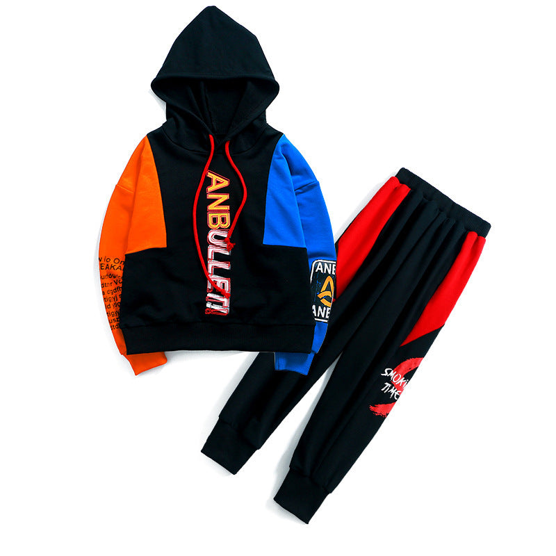 Costume de printemps pour garçons, vêtements pour enfants coréens, costume de sport deux pièces à manches longues, vêtements tendance, nouvelle collection 