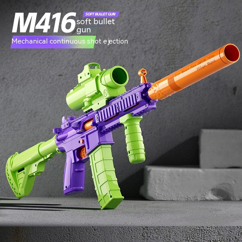 Pistolet à balle molle M416, pistolet à radis, jouet