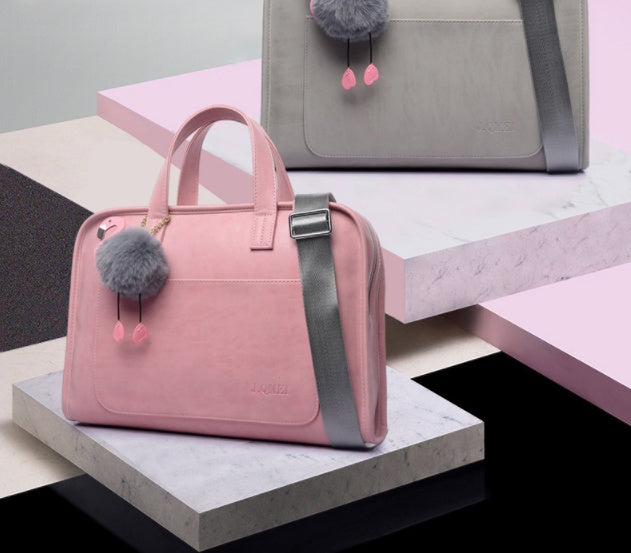 Bolso femenino del ordenador portátil de la moda impermeable de cuero