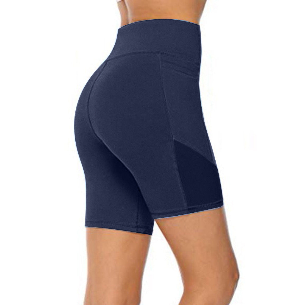 Pantalones cortos deportivos de cinco puntos con costuras