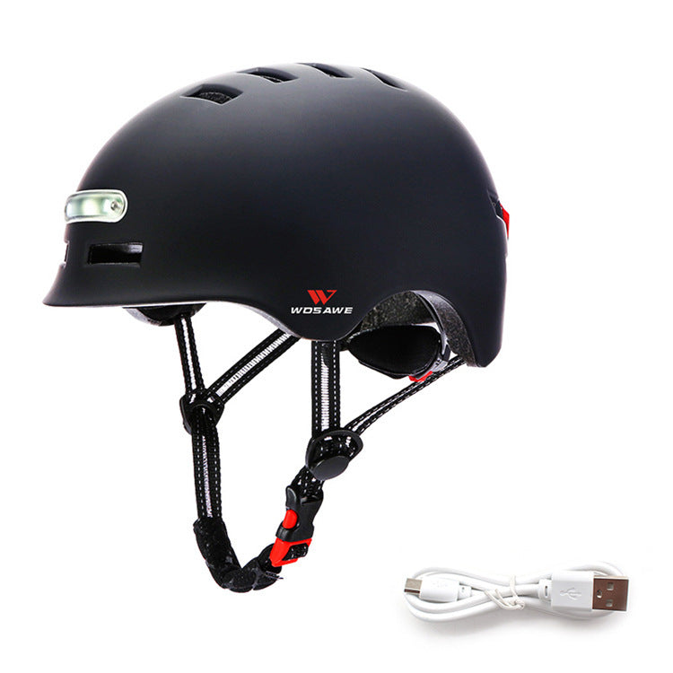 Casque de feu arrière Casque de vélo
