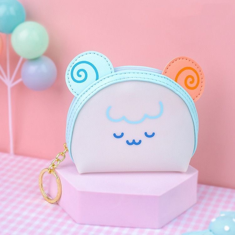 Porte-monnaie animal mignon de couleur gelée de dessin animé