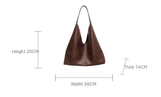 Sac messager rétro doux de grande capacité pour femmes