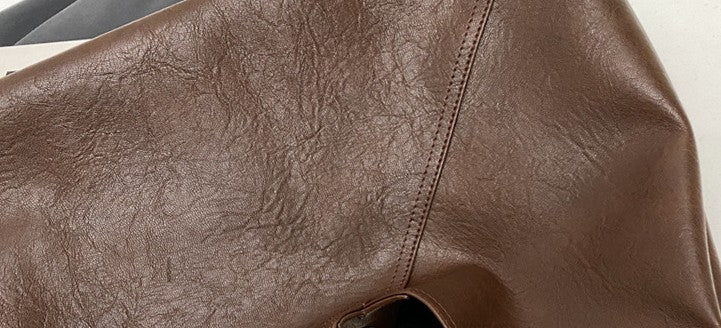 Sac messager rétro doux de grande capacité pour femmes