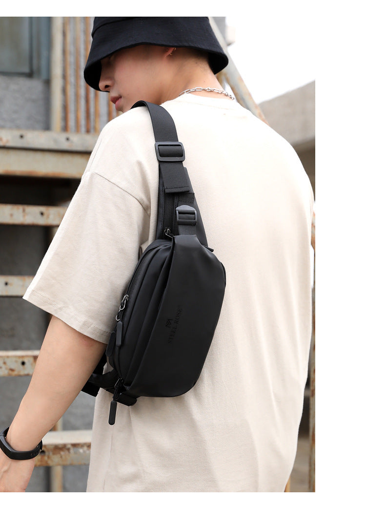 Men's Outdoor Leisure Sports Shoulder Bag Simple Crossbody