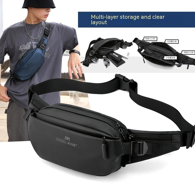 Men's Outdoor Leisure Sports Shoulder Bag Simple Crossbody