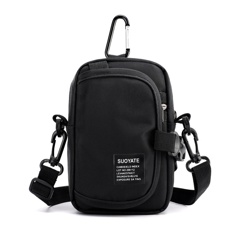 Bolso de hombro para hombre Versátil Universal para colgar en la cintura
