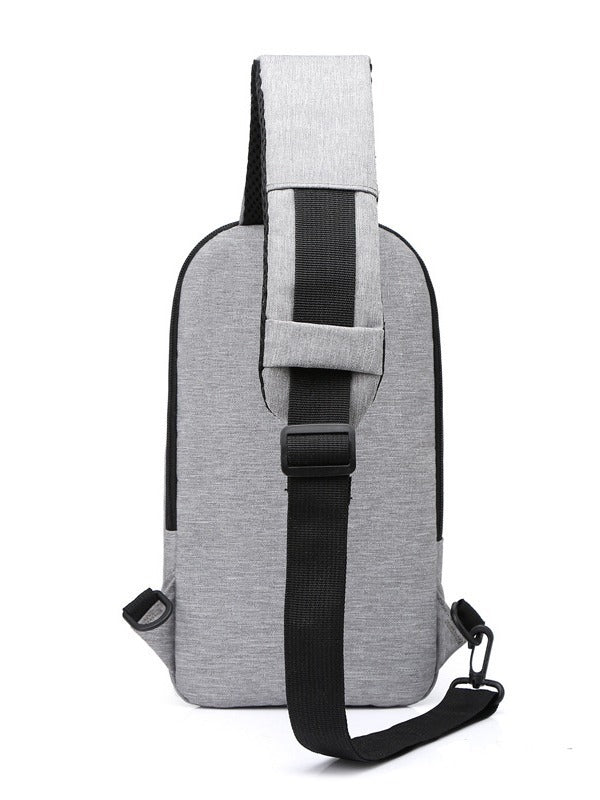 Mode Simple petit sac de poitrine en plein air équitation petit sac à bandoulière décontracté et confortable sac à bandoulière