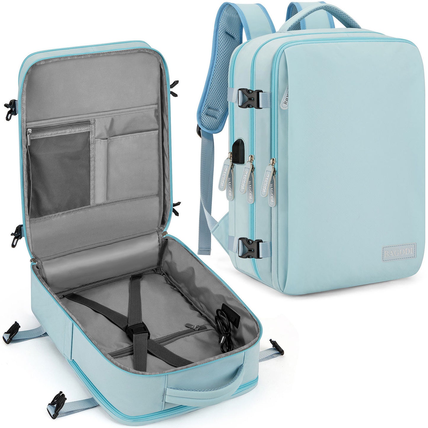 Sac à dos de bagage de voyage d'affaires de voyage hydrofuge