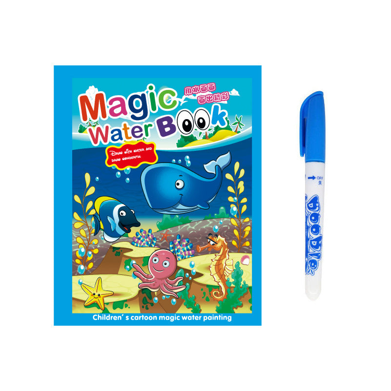 Livre de peinture à l'eau magique créatif pour enfants