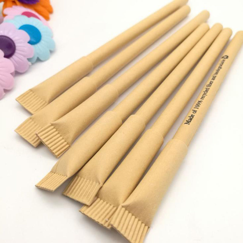 Bolígrafo de tubo de papel ecológico.
