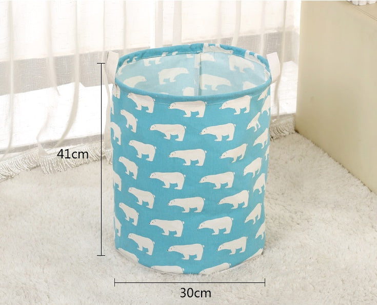 Panier à linge pliable, panier à linge en coton et lin, salle de bain, lessive, linge sale, linge sale, panier de rangement jouets