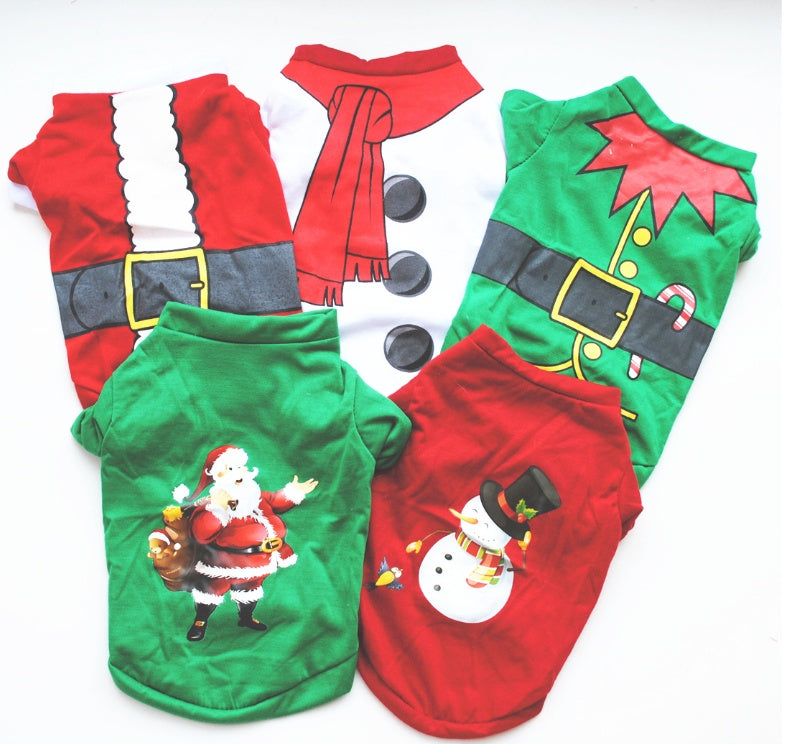 Chaleco navideño para perros