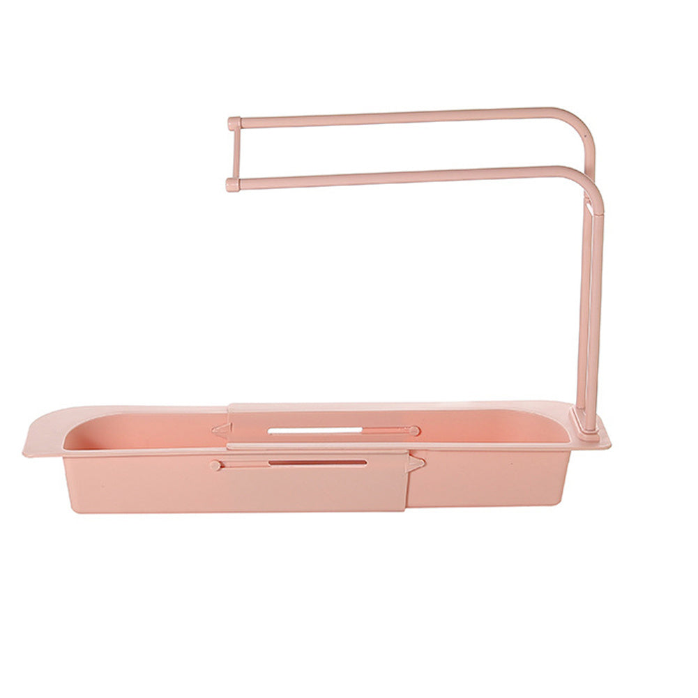 Support étagères d'évier télescopique, panier de vidange de rangement extensible pour la cuisine domestique
