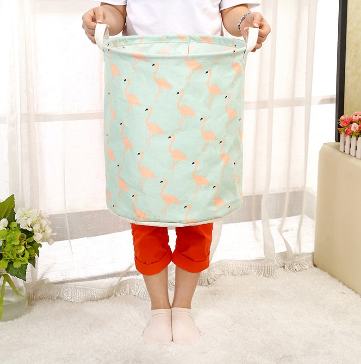 Panier à linge pliable, panier à linge en coton et lin, salle de bain, lessive, linge sale, linge sale, panier de rangement jouets