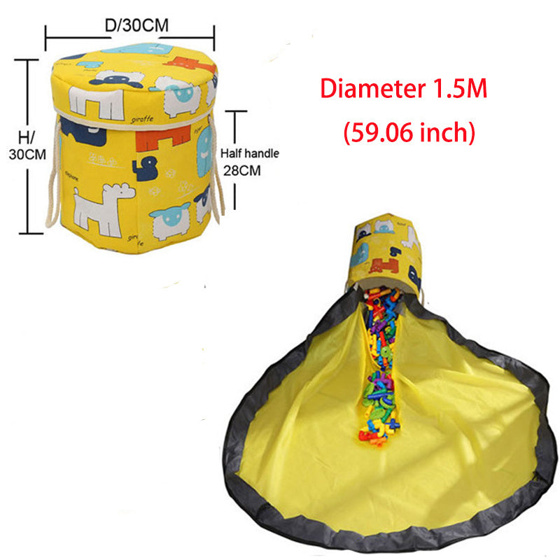 Sac de rangement portable pour jouets d'enfants