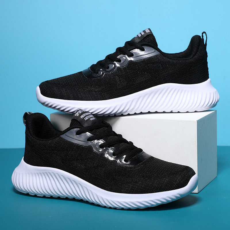 Zapatilla deportiva de malla tejida resistente al desgaste para hombre