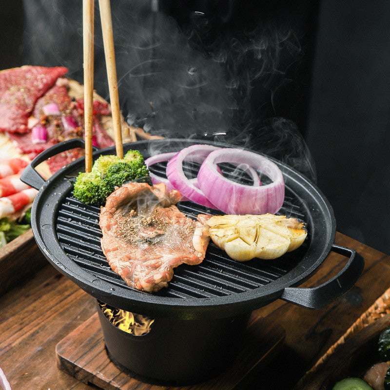 Petit gril de Barbecue antiadhésif pour aliments, petit gril d'intérieur domestique