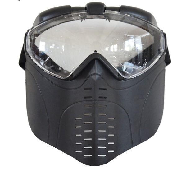 MARUI Anti niebla ventilado táctico Airsoft eléctrico máscara facial completa máscara de gas 