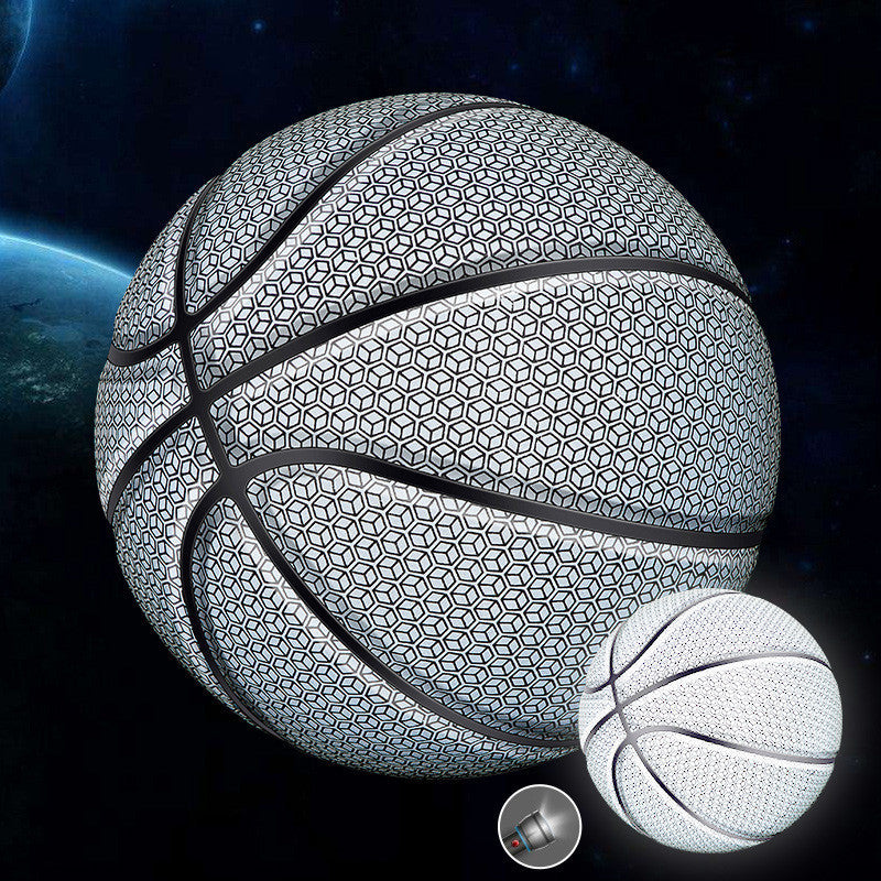 Baloncesto fluorescente brillante