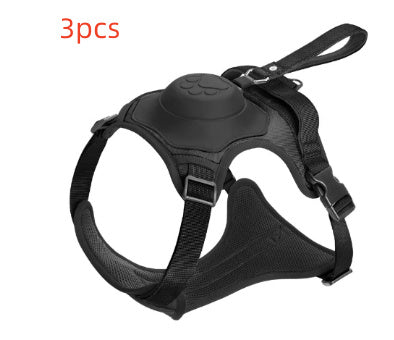 Harnais de collier pour chien, antidéflagrant, poinçon respirant et réglable pour animaux de compagnie, gilet d'entraînement en plein air