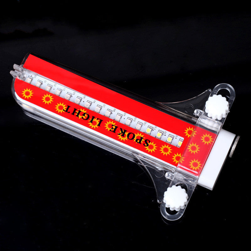 Lumières de vélo LED étanches, bande de lampe de roue, 32 modèles