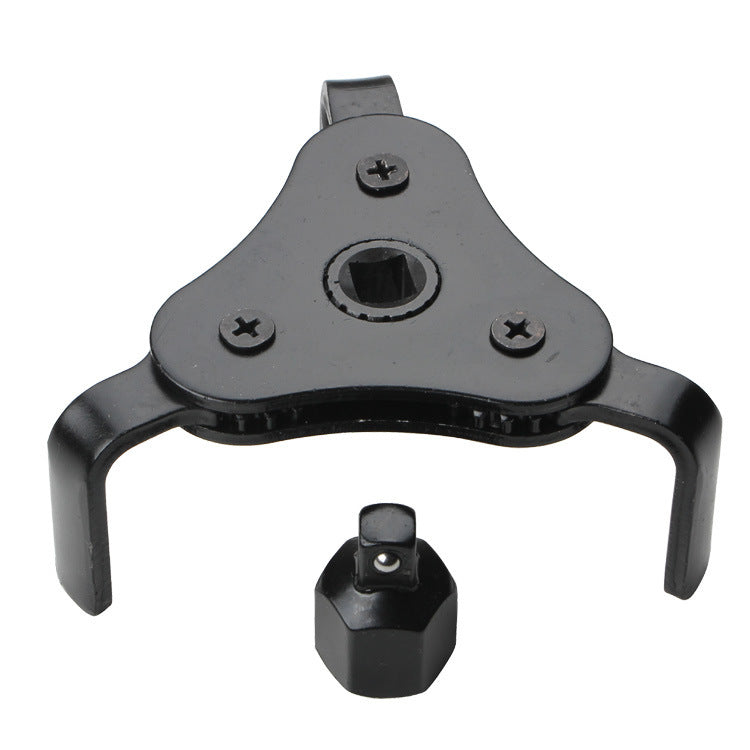 Llave para filtros de máquina plana de tres mordazas