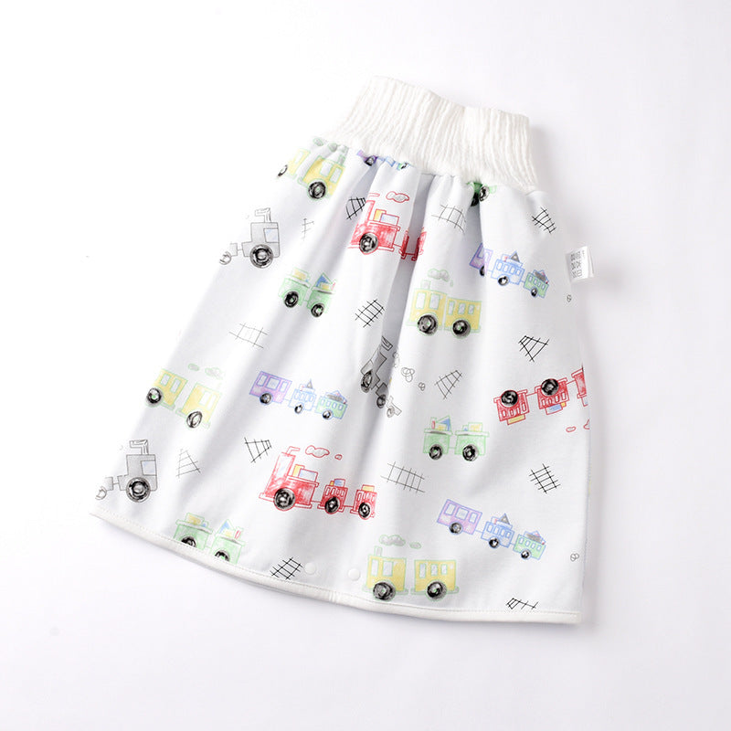 Jupe couche bébé en coton et fibre de bambou