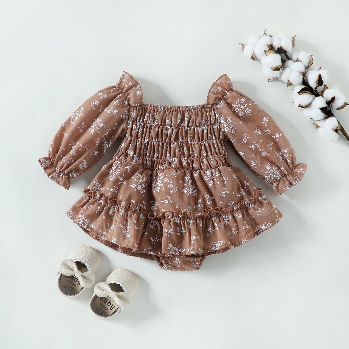 Vêtements pour enfants Robe florale pour bébé fille