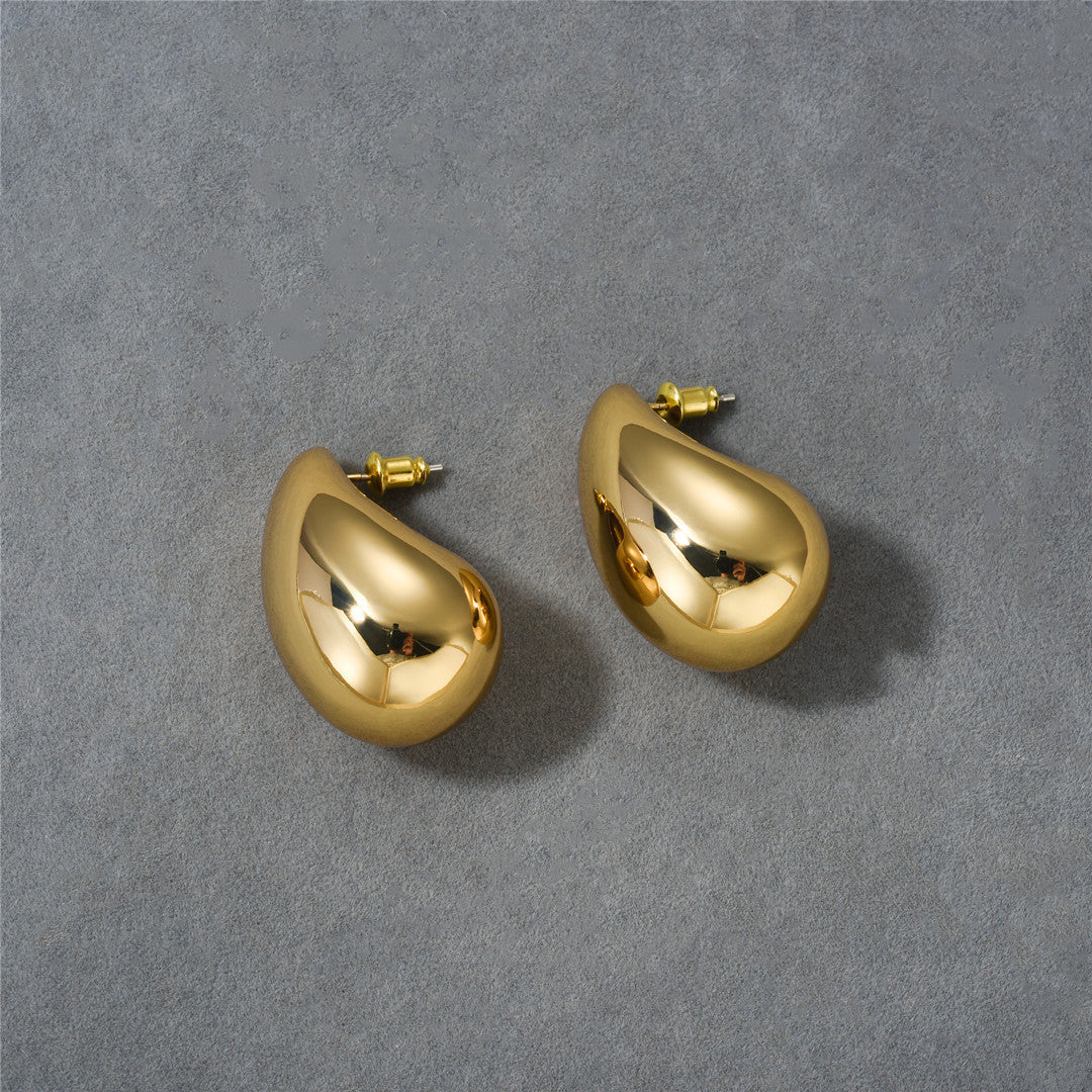 Women's Niche High Sense Graceful And Fashionable Water Drop Ear Studs
