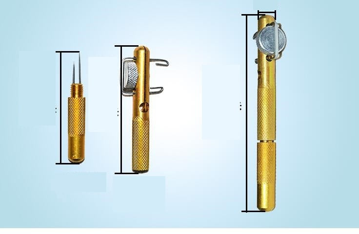 Relefree – hameçon de pêche Tyer, nœuds en aluminium, ligne d'attache, hameçon manuel, outil d'attache, accessoire 