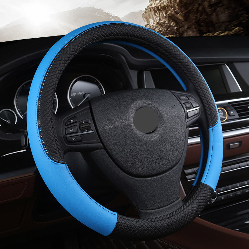 Couvre-volant de voiture universel en cuir