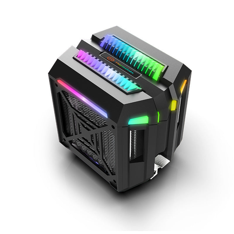 Tour d'ordinateur T400, refroidisseur de processeur ARGB, quatre tubes en cuivre
