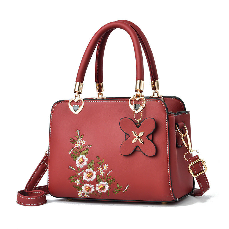 Sac à main à bandoulière décoratif à imprimé Floral pour femmes, mode européenne et américaine