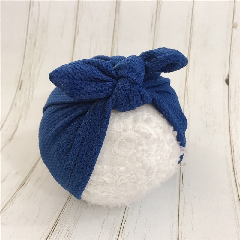 Bonnet bébé avec nœud