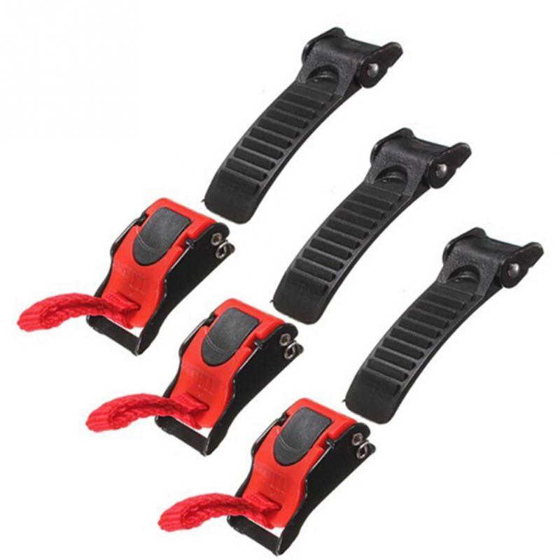 3 unids piezas Motocicleta bicicleta ATV casco correa de mentón Clip de costura de velocidad 3 hebilla de liberación rápida