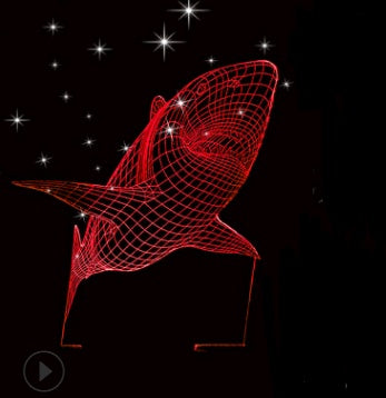 La lámpara de mesa 3D del búho de la luz de la noche llevada puede tocar colorido