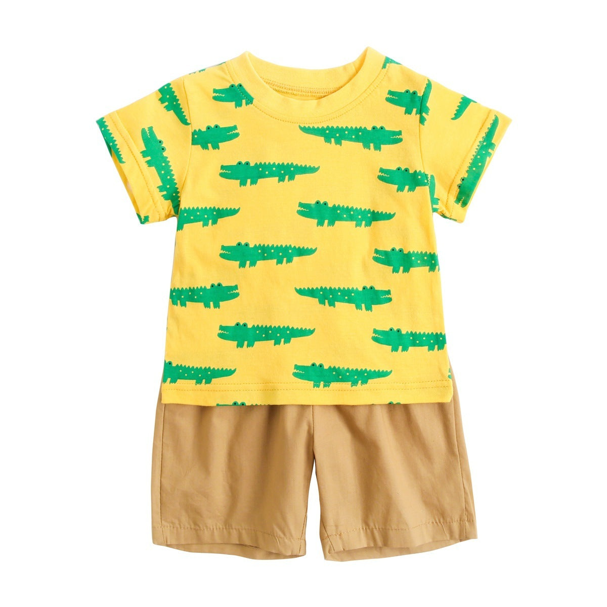 Costume d'été pour garçon, vêtements pour bébé, dessin animé, Animal