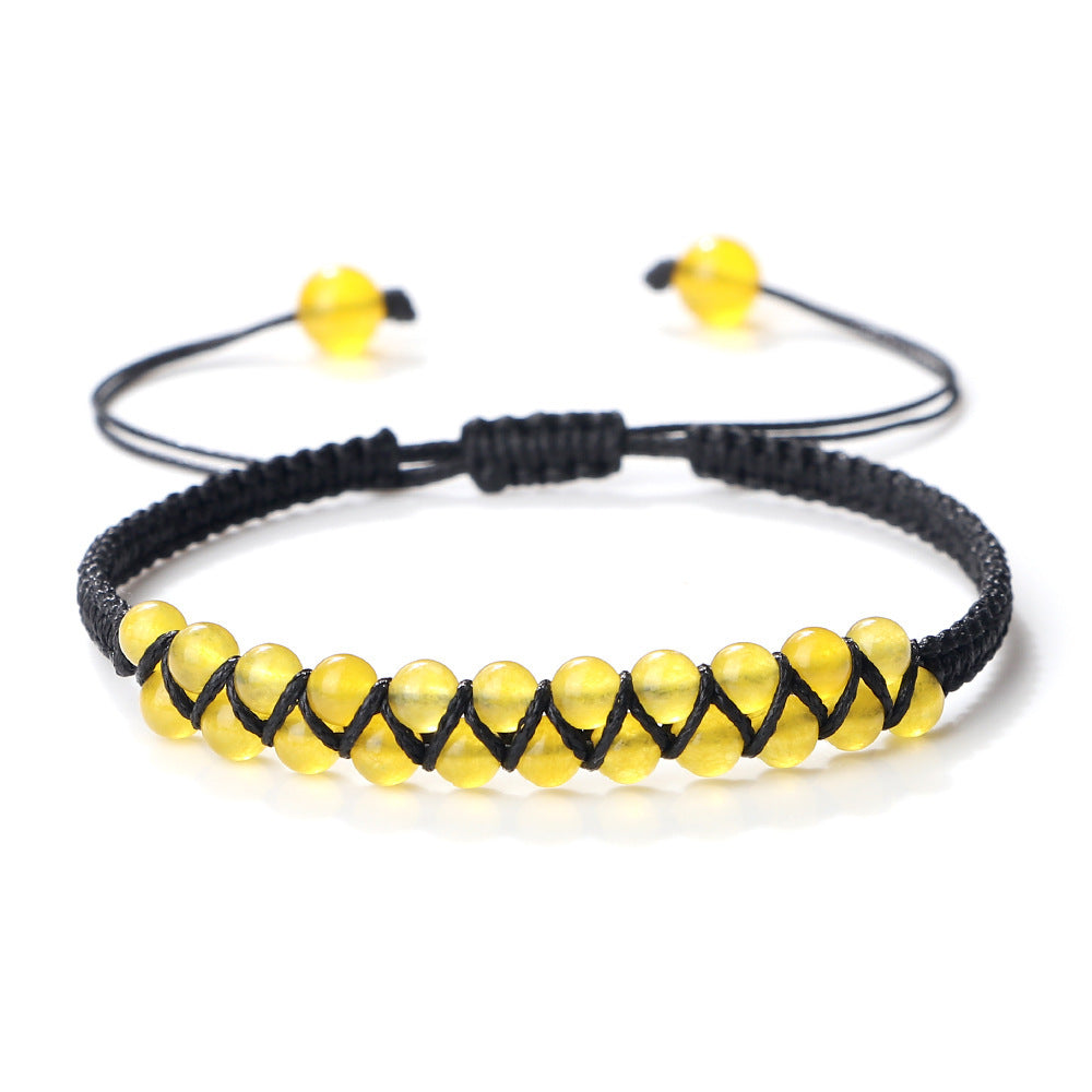 Bohemian Style Fashion Accessories Friendship Rope Bracelet Double Row Beads