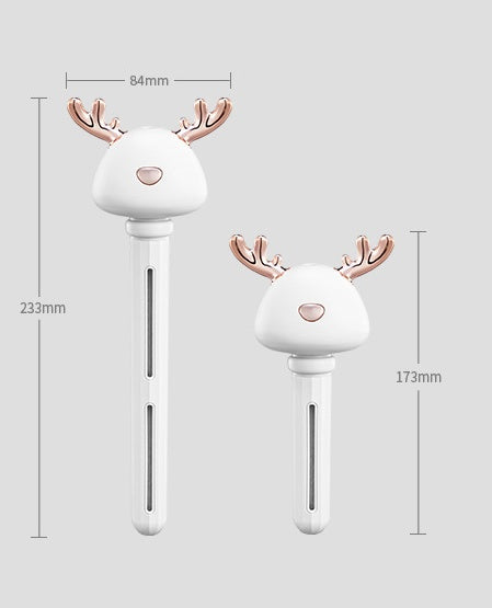 New Water Tankless Creative Design Little Antler Atomizer Mini USB Rehydration Negative Portable On-board Humidifier