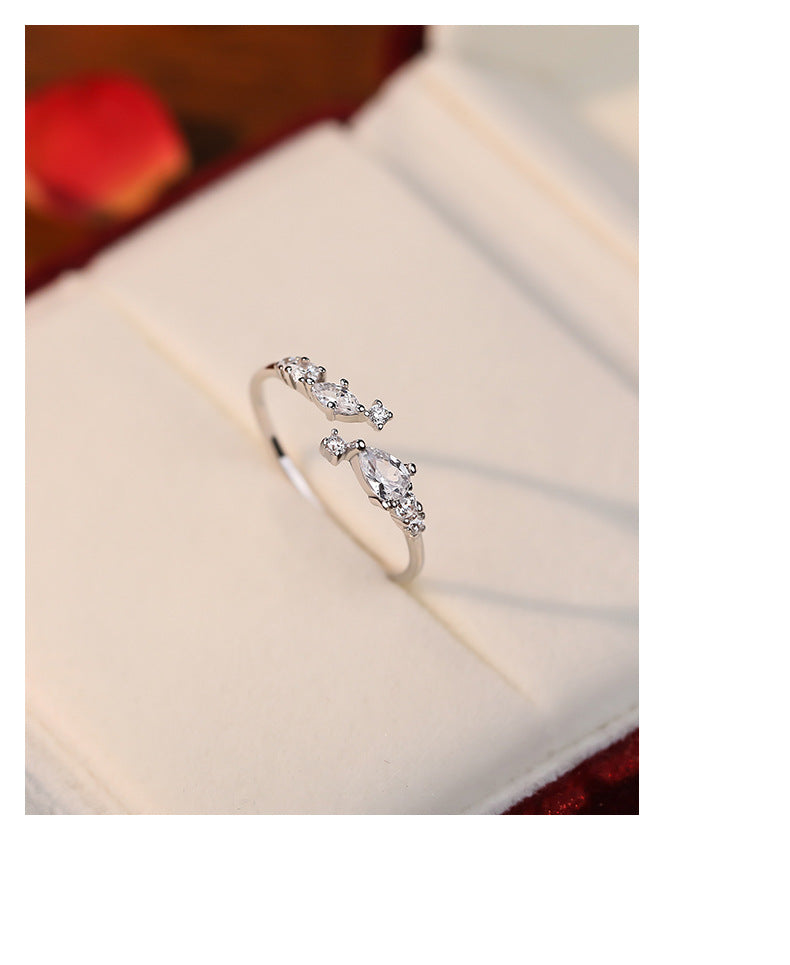 Bague en Zircon Super Star Point pour femme