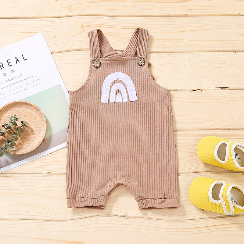 Salopette femme multicolore arc-en-ciel