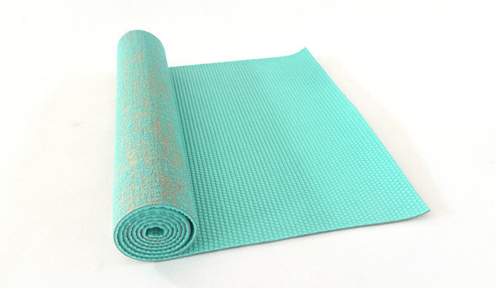 Tapis de yoga en toile de sac